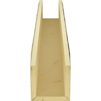 Екена мелница 10 W 8 H 8'l 3-страничен песок од мијалник, дрвен тавански зрак, природен златен даб