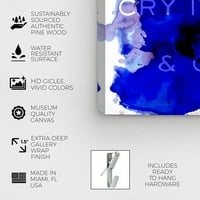 Винвуд студио типографија и цитати wallидни уметности платно печати „носат“ цитати и изреки - сина, сива боја