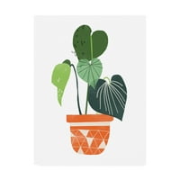 Трговска марка ликовна уметност „Среќни растенија II“ платно уметност до јуни Ерика Вес