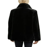 Краток палто на Badgle Mischka Fau Fau Fur Fur