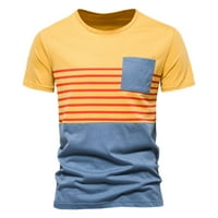 Кошули за мажи со џеб со краток ракав со кратки ракави 3Д дигитална маица за печатење во мода