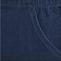 RealSize женски влечење со 2 џеб на шорцеви за истегнување, достапно во ситна големина
