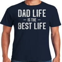 Графичка Америка тато животот е најдобриот живот кошула за Денот на таткото за маица за машка машка машка