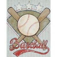 Мармонт Хил Бејзбол starsвезди од РЕЕСА Квалиа сликарство печатење на завиткано платно