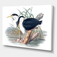 Антички птици живот II сликарство платно уметнички принт