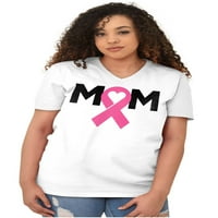 Свесност За Рак На Дојка Мајка Борец Против Вратот Маица Маици Жени Бриско Брендови