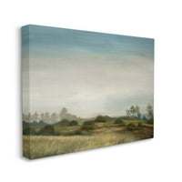 Студената индустрија рурална сено бали Пејзаж за сликање на пејзажи завиткана од платно печатење wallидна уметност, дизајн од Лиз ardардин