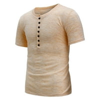 Мажи Летни Копчиња Кратки Ракави Удобна Модна Блуза Врвни Блузи За Мажи Машки Маици Со Долги Ракави Секојдневни Големи Високи