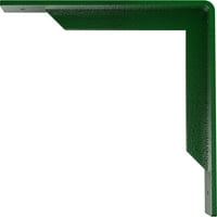Ekena Millwork 2 W 10 D 10 H Стокпорт челична заграда, зачукувана длабоко зелена боја