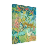 Трговска марка ликовна уметност „џунгла сонувам јас“ платно уметност од Шариклија Зарис