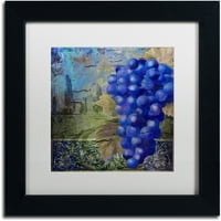 Трговска марка ликовна уметност vino blu one платно уметност по боја пекарница бела мат, црна рамка